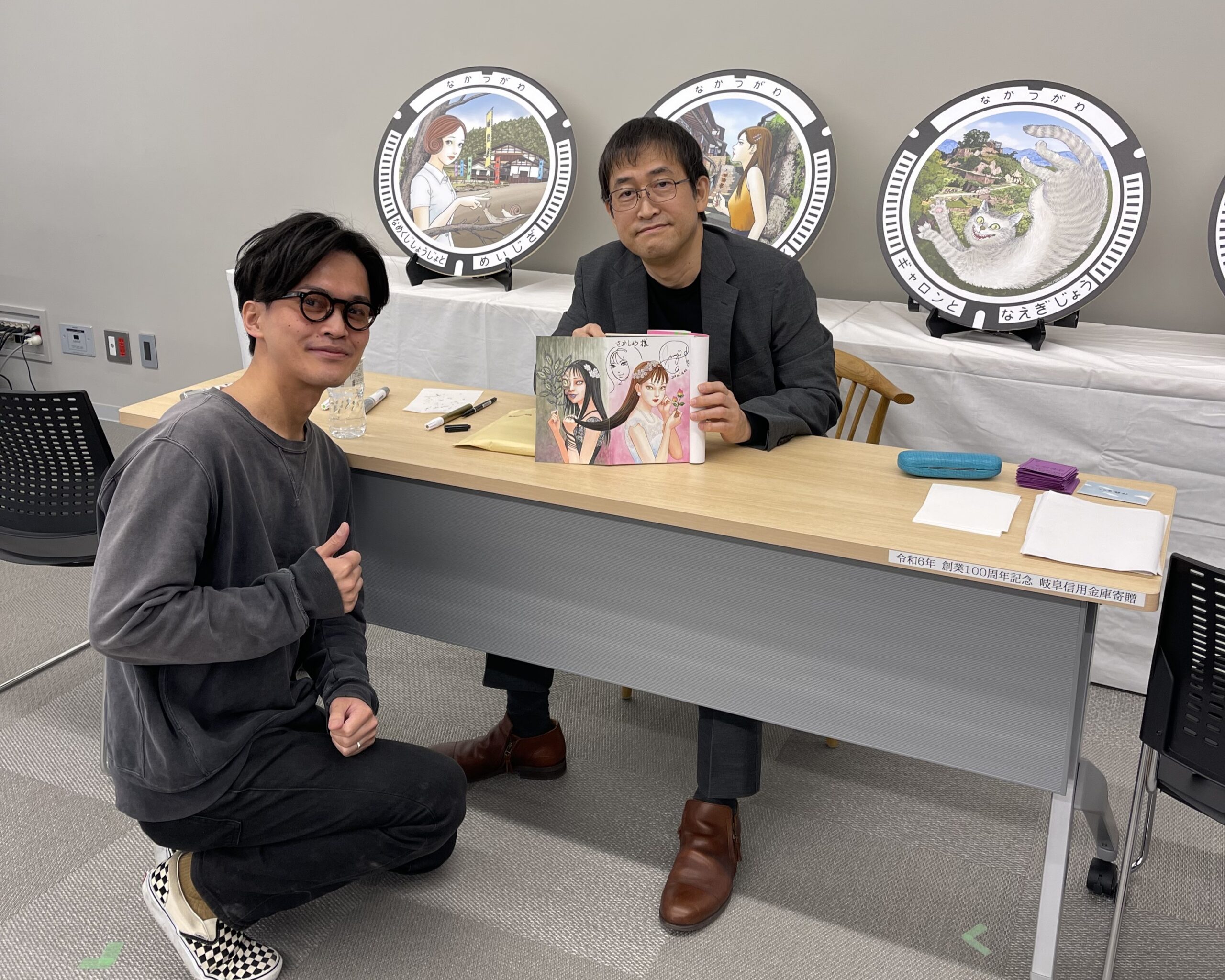 伊藤潤二先生 サイン会の様子